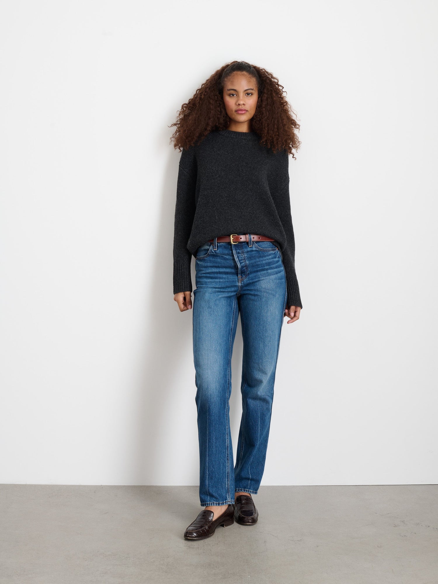 Women | Nottinghill Sweater | Wool Charcoal