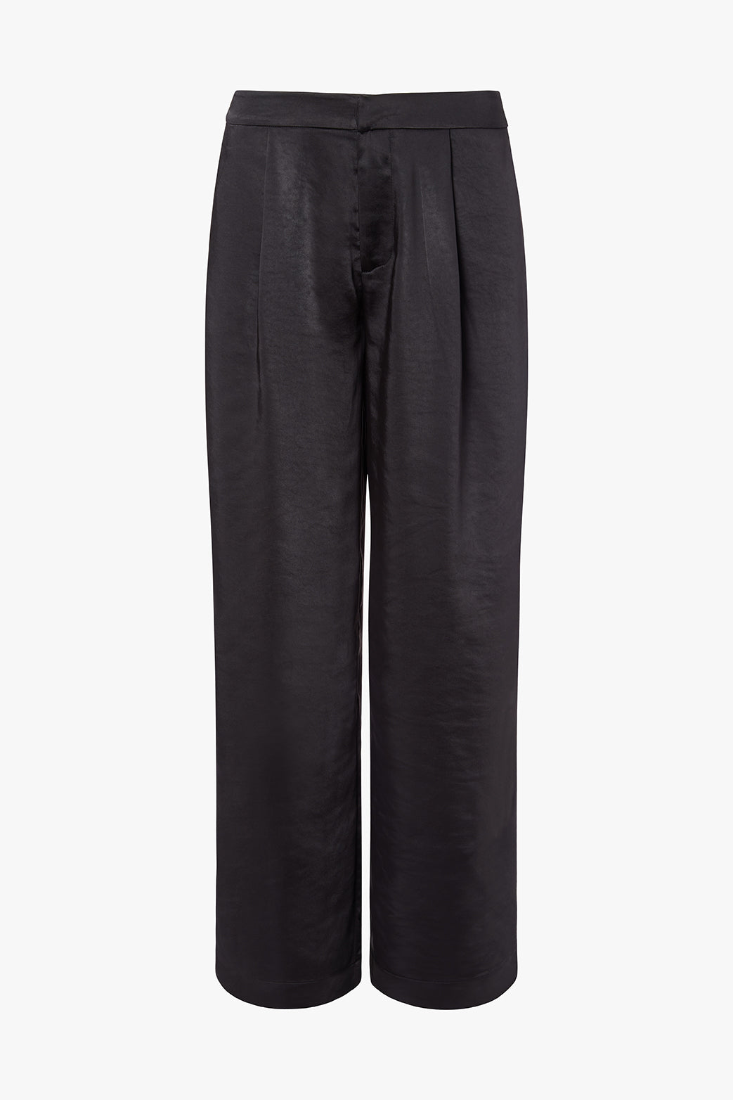 Silky Trouser Pant | Black