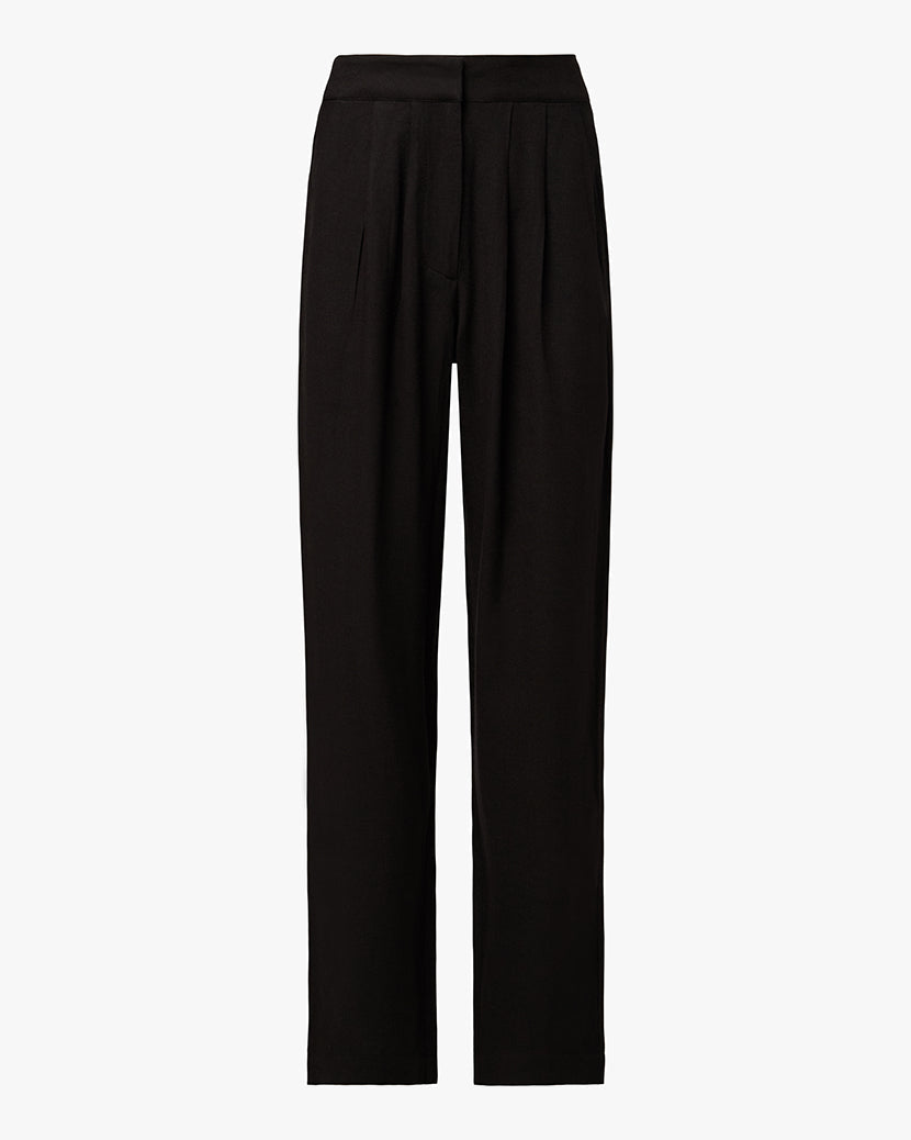 Linen Trouser | Black