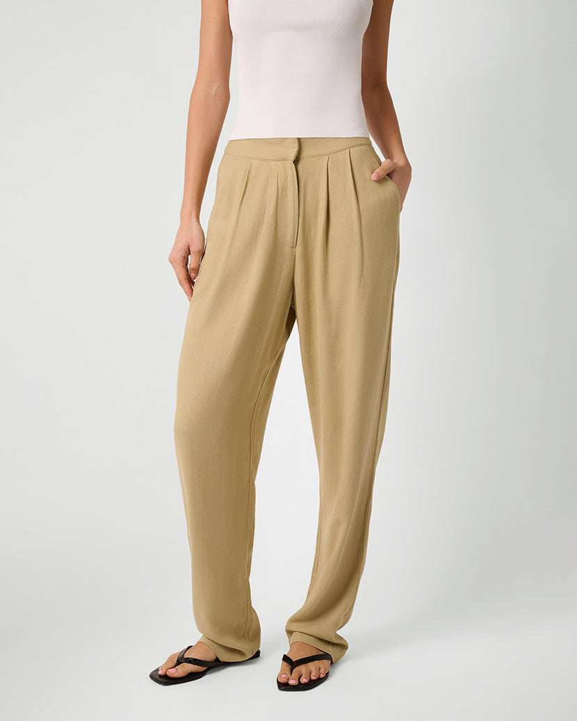 Linen Trouser | Oat