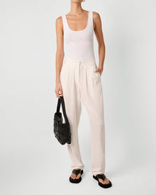 Linen Trouser | White