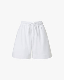 Tie Waist Short | Classic White