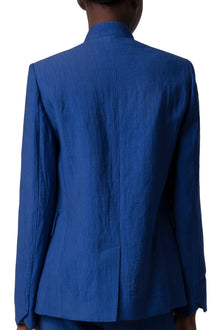 Very Tailleur Linen Blazer | Deep Sea