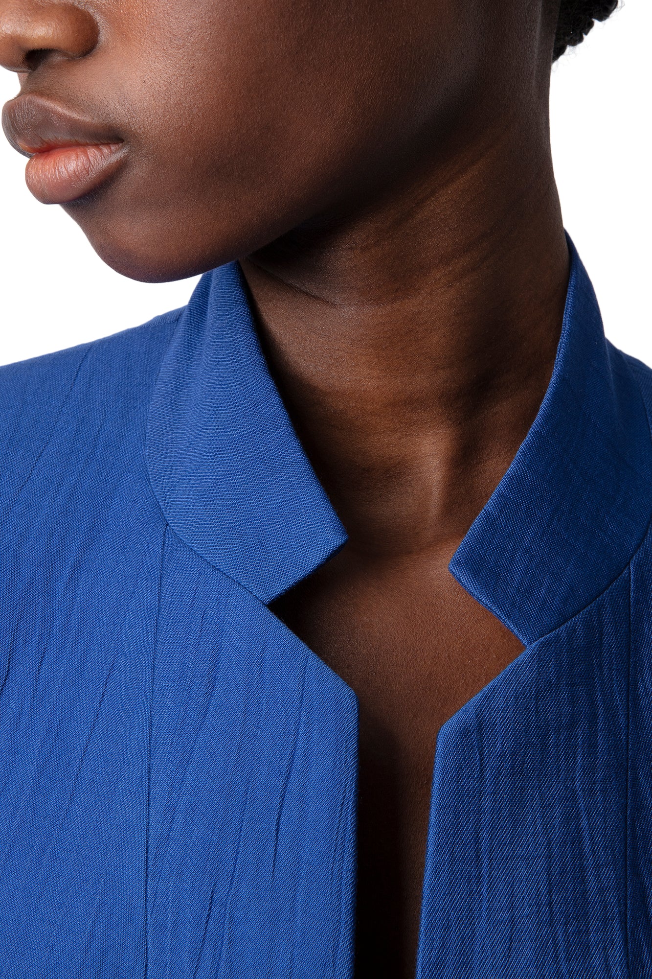 Very Tailleur Linen Blazer | Deep Sea
