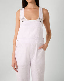 Eyelet Overall | White