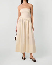 Corset Maxi Dress | Ivory