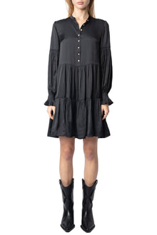 Zadig et Voltaire | Randy Satin Dress | Black