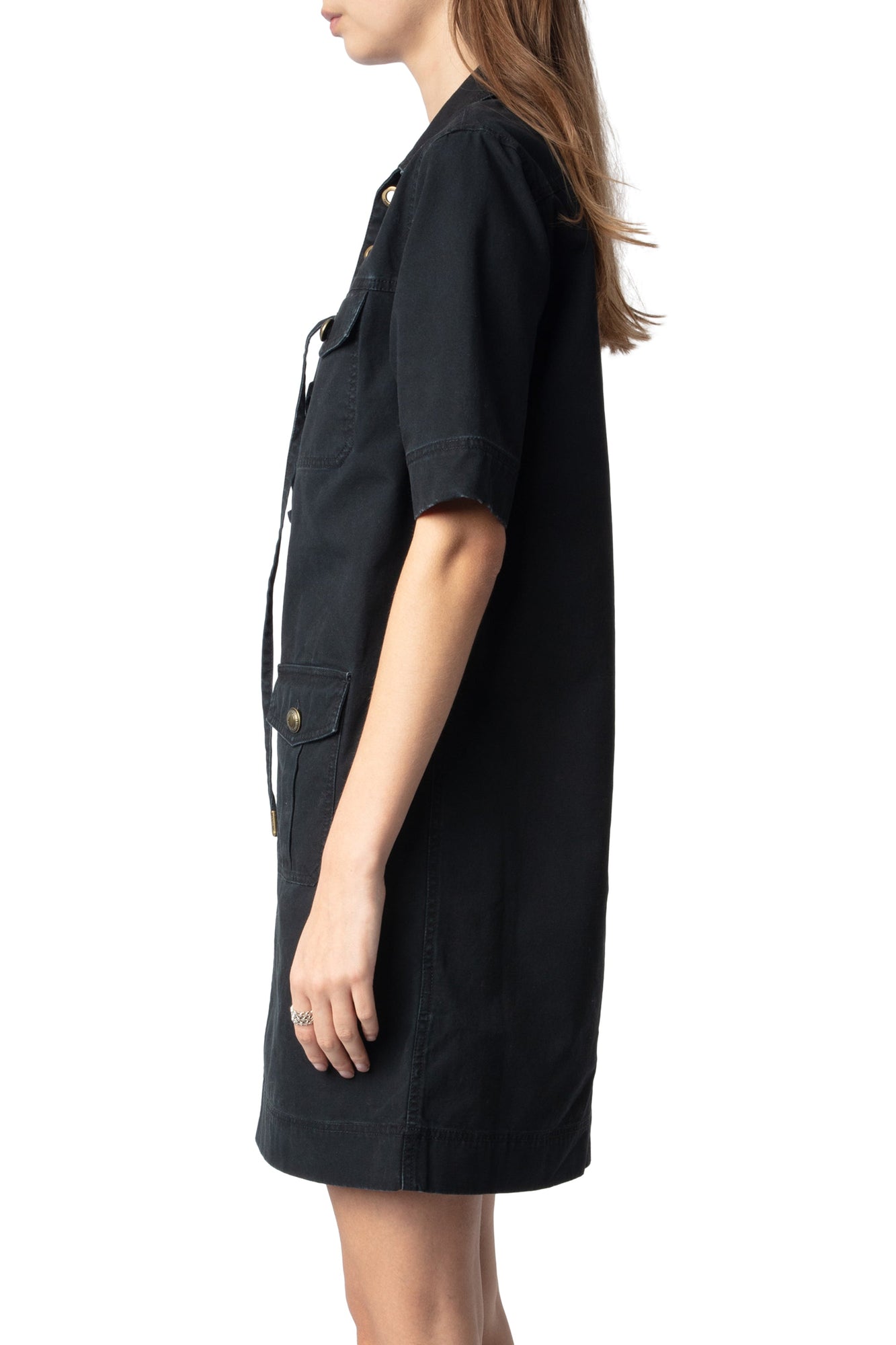 Zadig et Voltaire | Record Coton Lave Dress | Black