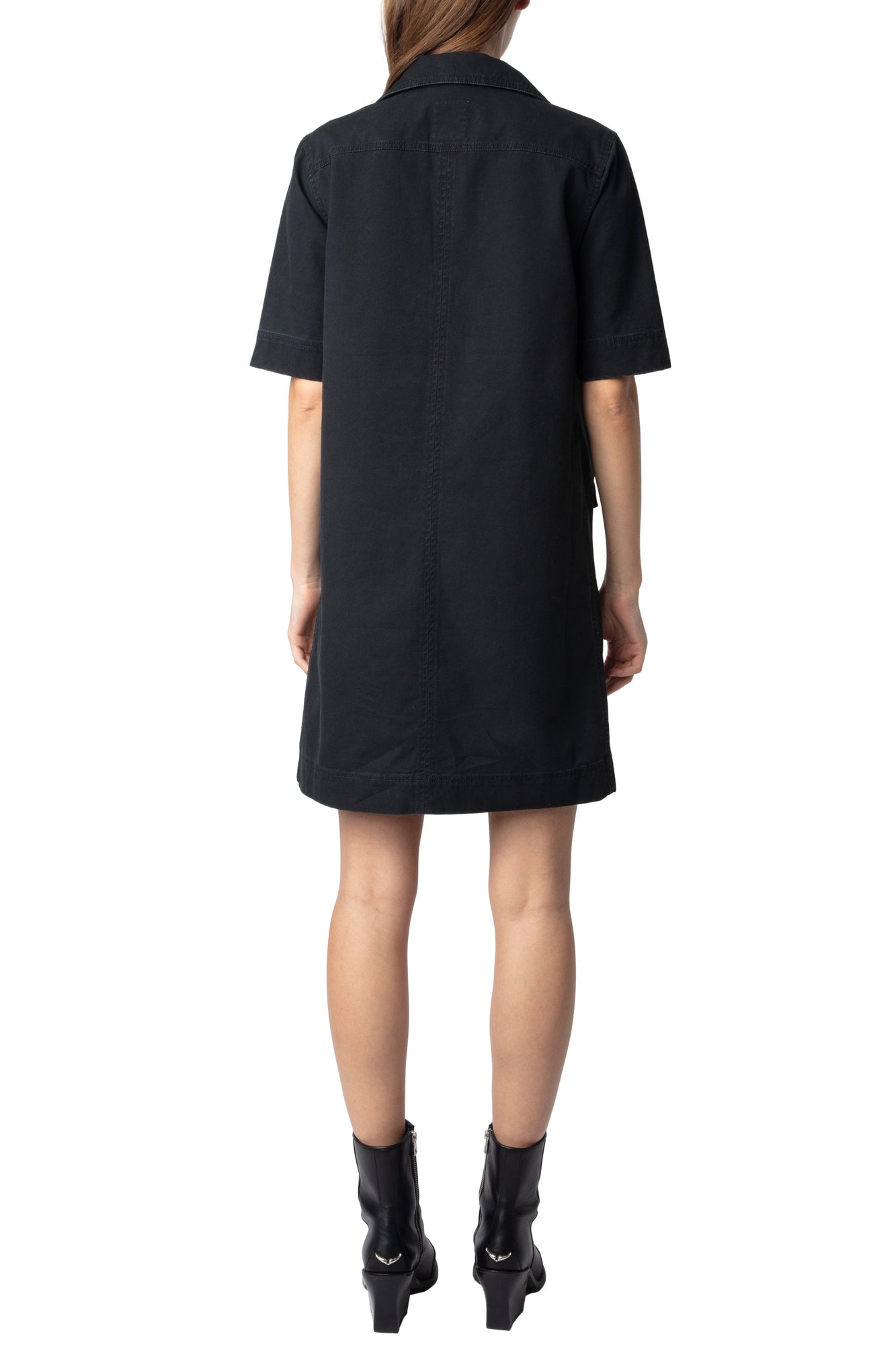 Zadig et Voltaire | Record Coton Lave Dress | Black