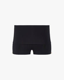 Fold-Over Short | Black