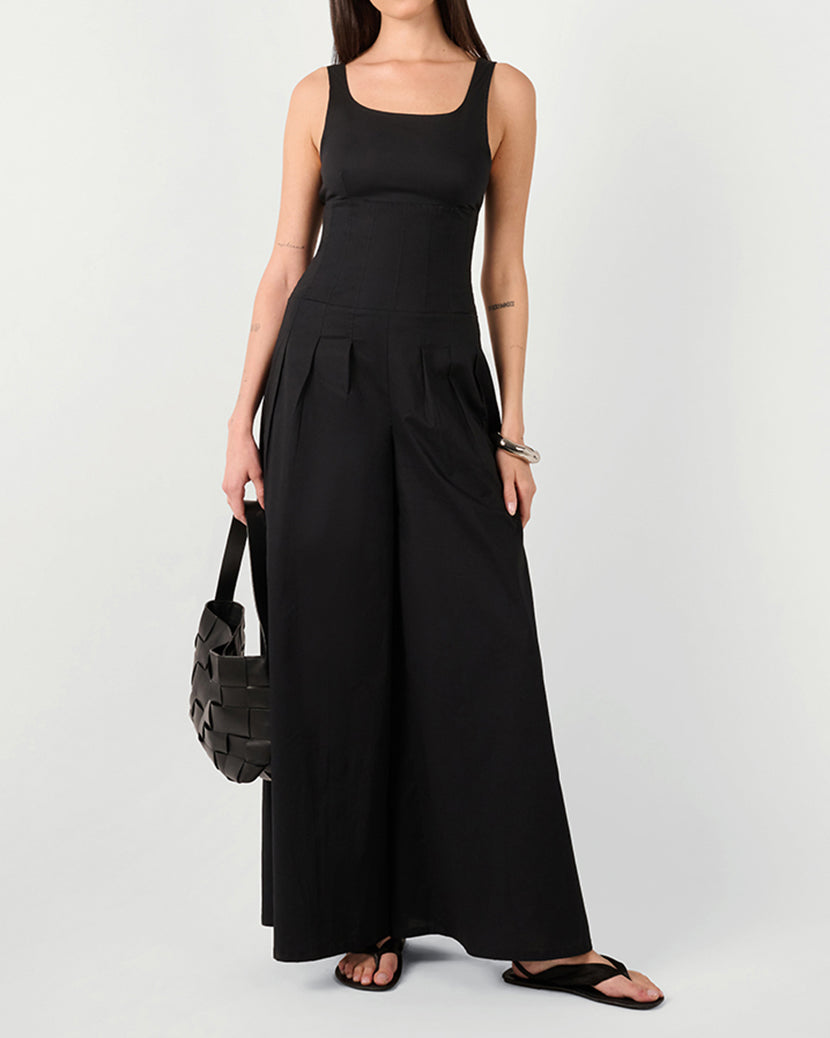 Corset Jumpsuit | Black