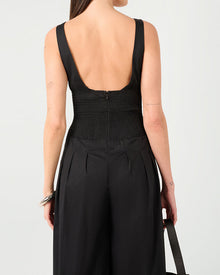 Corset Jumpsuit | Black
