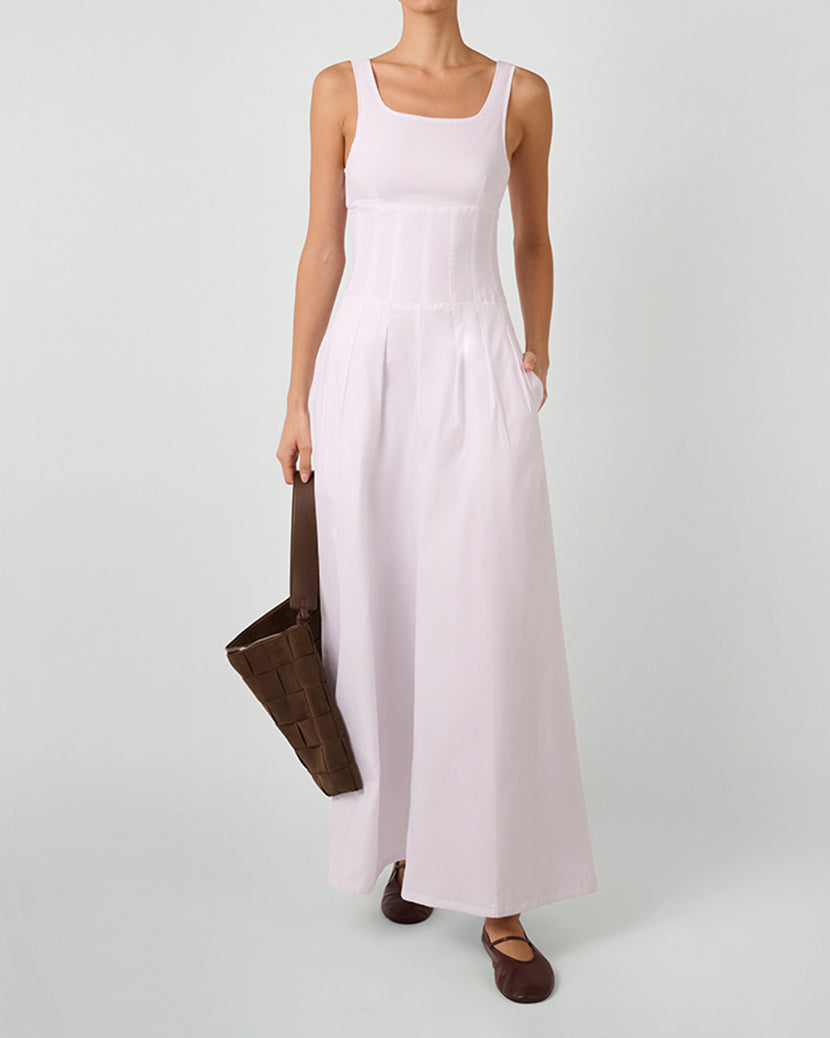 Corset Jumpsuit | White