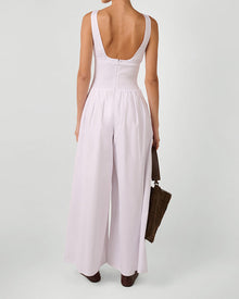 Corset Jumpsuit | White