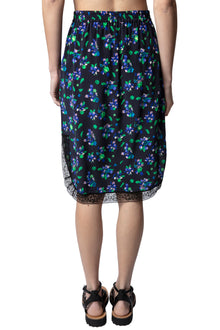 Jozy CDC Bianca Flower Skirt | Black