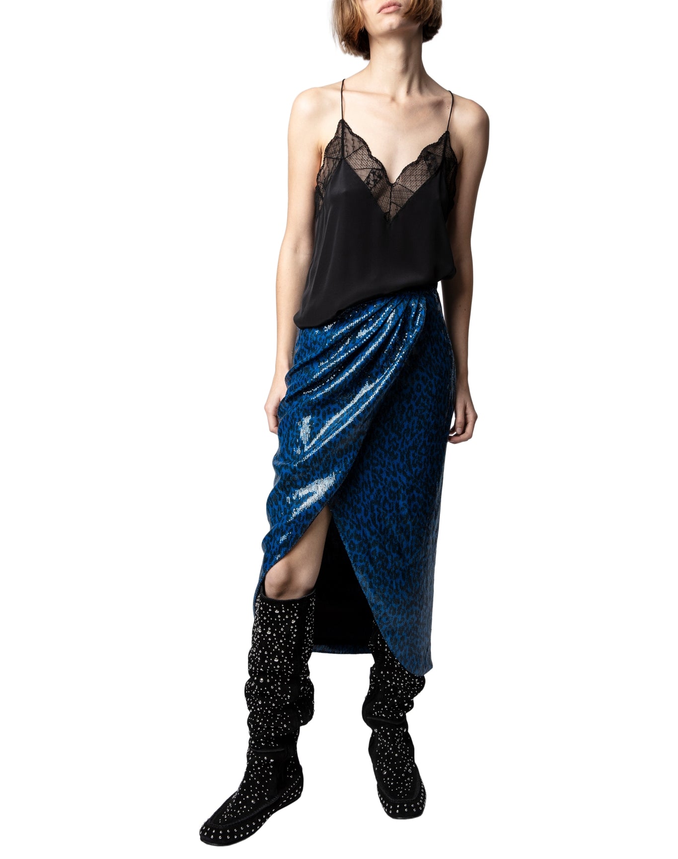 Women | Jamelia Sequins Leo | Azur