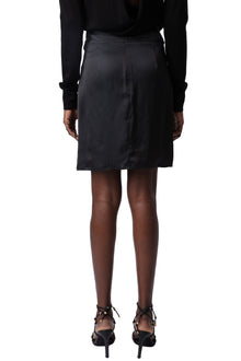 Joji Satin Skirt | Black