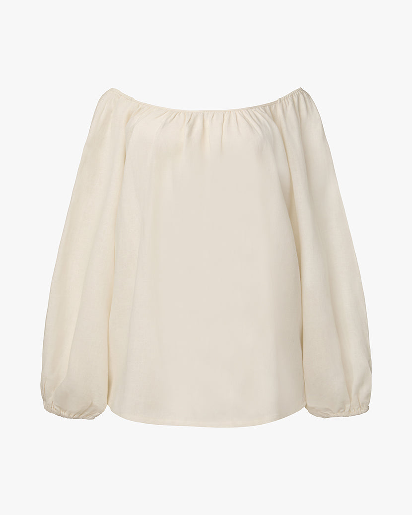 Off The Shoulder Top | White