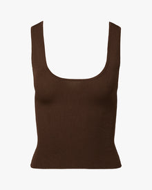 Scoop Top | Chestnut