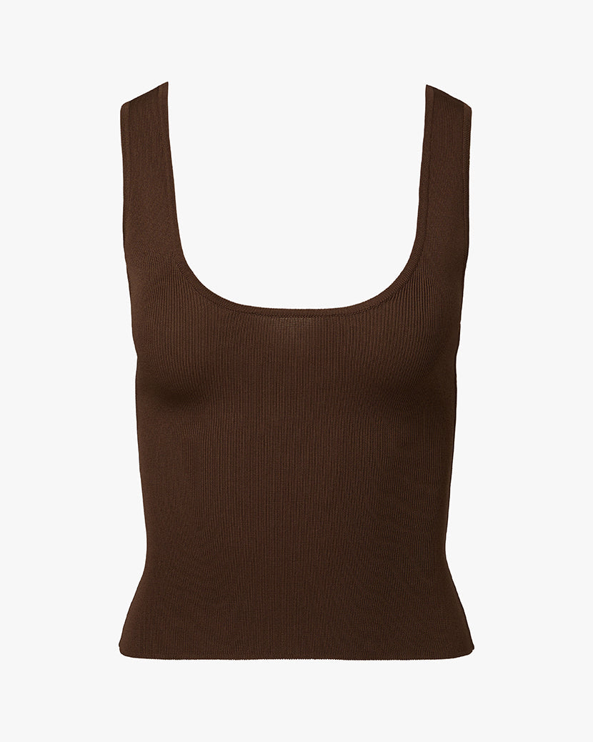 Scoop Top | Chestnut