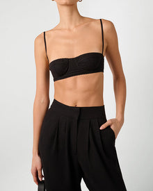 Underwire Bra Top | Black