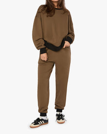 Slim Leg Jogger | Kangaroo/Black