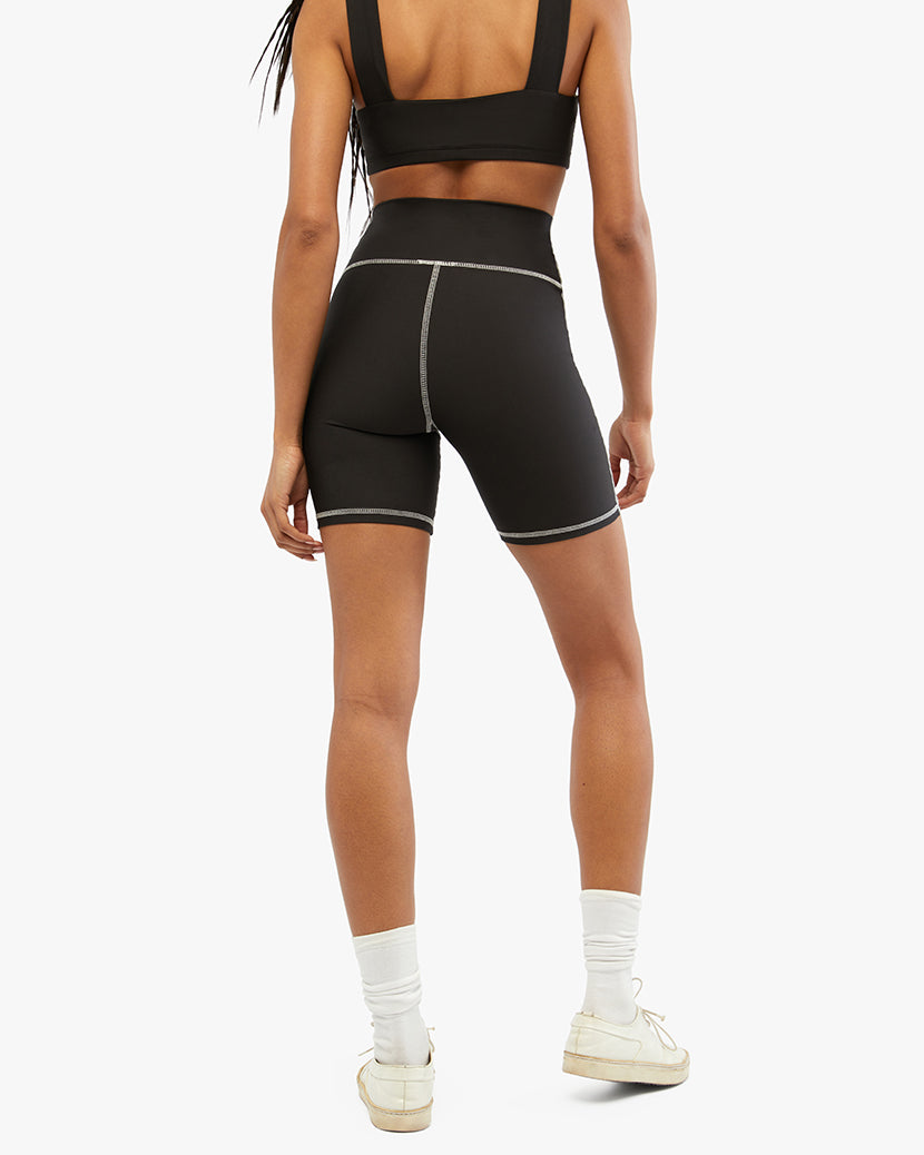 Corset Biker Brushed Poly | Black