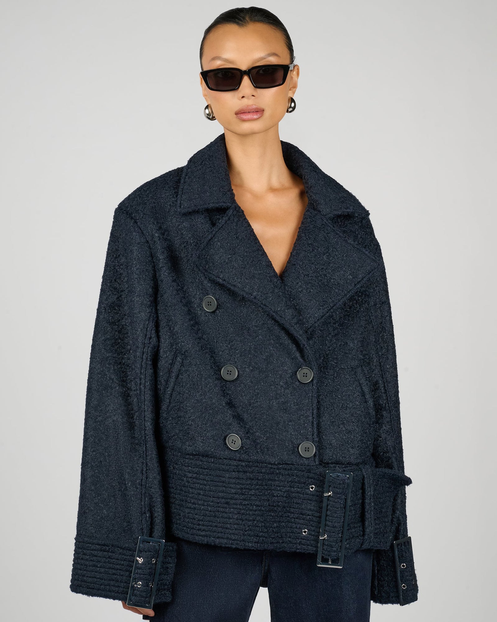 タ*ー様 【完売品】Wool Surge Motorcycle Coat blu THE DRAUGR MOTORCYCLE COAT - VKTRE Moto Co.
