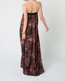 Strapless Maxi Dress | Chestnut