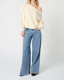 Off Shoulder Sweater | Ivory
