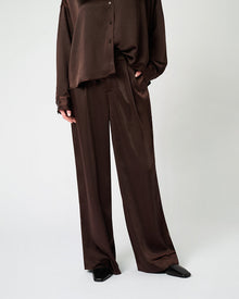 Silky Trouser Pant | Chestnut