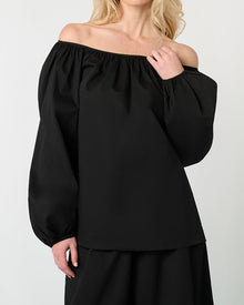 Off The Shoulder Top | Black