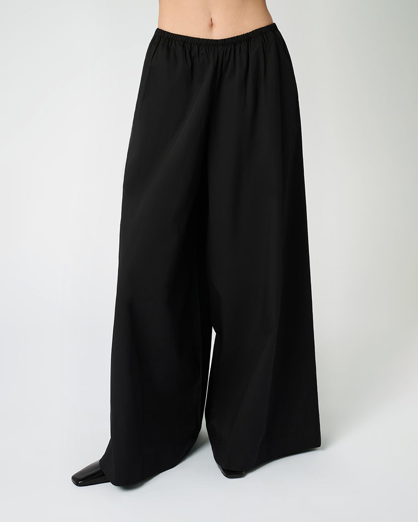 Wide Leg Pant | Black