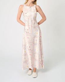 Boat Neck Slip Dress | Ivory