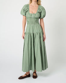 Smocked Waist Midi Dress | Fern