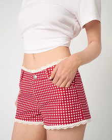 Low Rise Hot Short | Red
