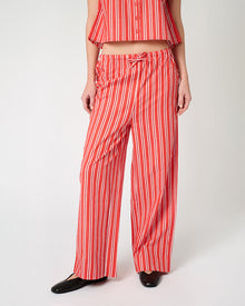 Tie Waist Pant | Vibrant Red