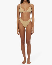 Cooper Stripe Towel Terry Bikini Top | Bread Basket