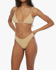 Cooper Stripe Towel Terry Bikini Top | Bread Basket