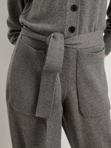 Women | Sweater Jumpsuit | Heather Grey