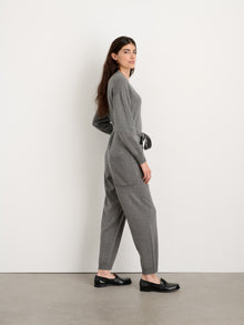 Women | Sweater Jumpsuit | Heather Grey