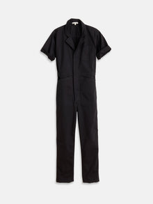 Women | Standard Short Sleeve Jumpsuit | Black
