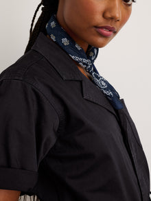 Women | Standard Short Sleeve Jumpsuit | Black