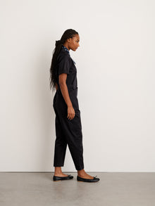Women | Standard Short Sleeve Jumpsuit | Black
