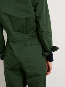Women | Standard Jumpsuit | Cotton Twill Pine Needle