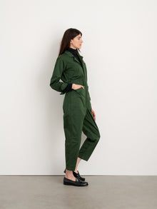 Women | Standard Jumpsuit | Cotton Twill Pine Needle