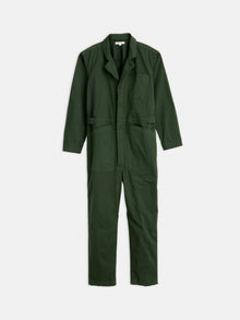 Women | Standard Jumpsuit | Cotton Twill Pine Needle