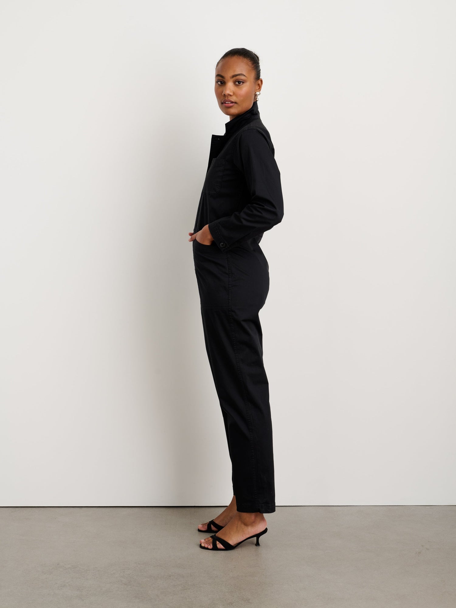 Women | Standard Jumpsuit | Long Inseam Black