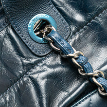 Chanel | Pre-Owned Medium Glazed Calfskin and Caviar Deauville Tote | Blue/Navy