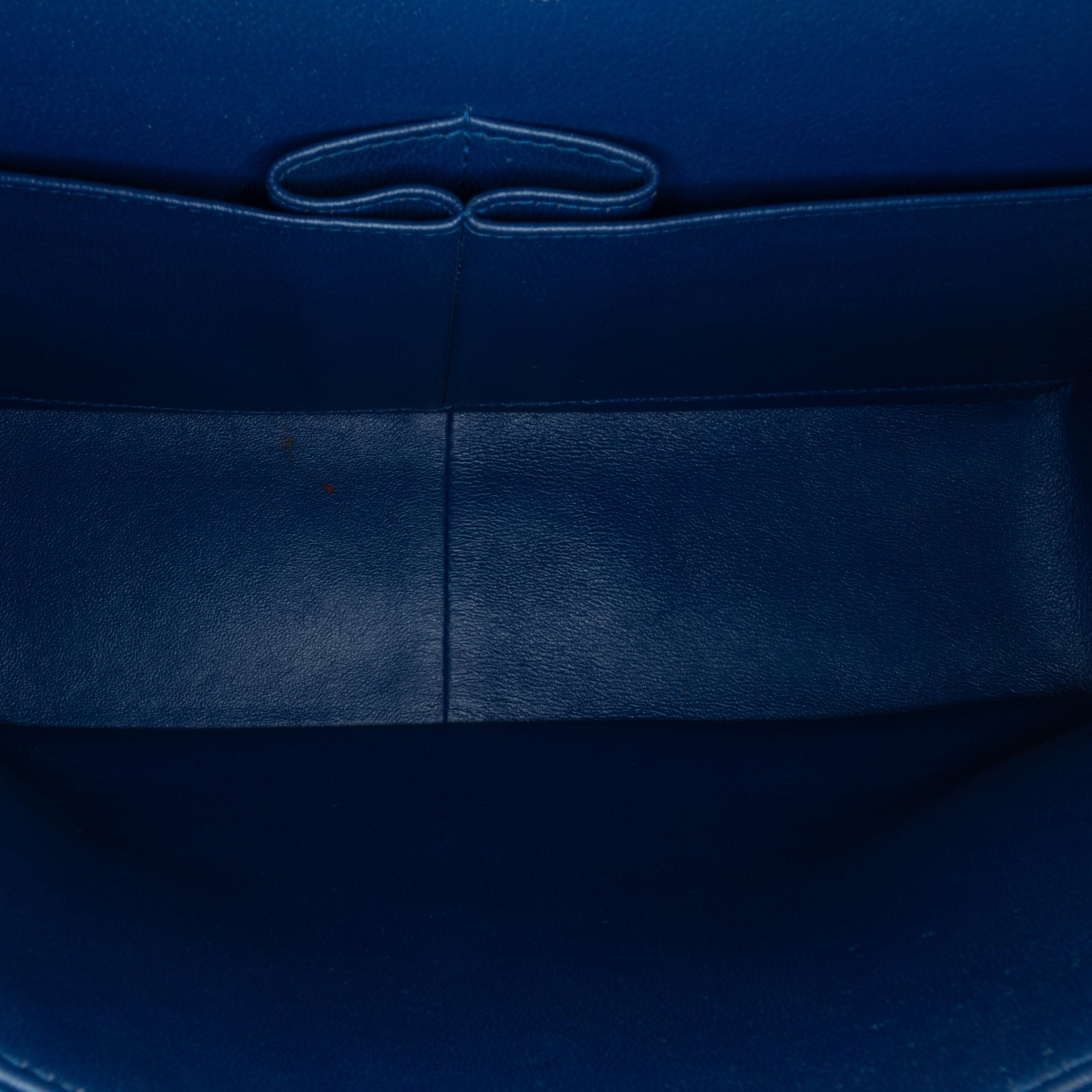 Chanel | Pre-Owned Jumbo Classic Patent Double Flap | Blue